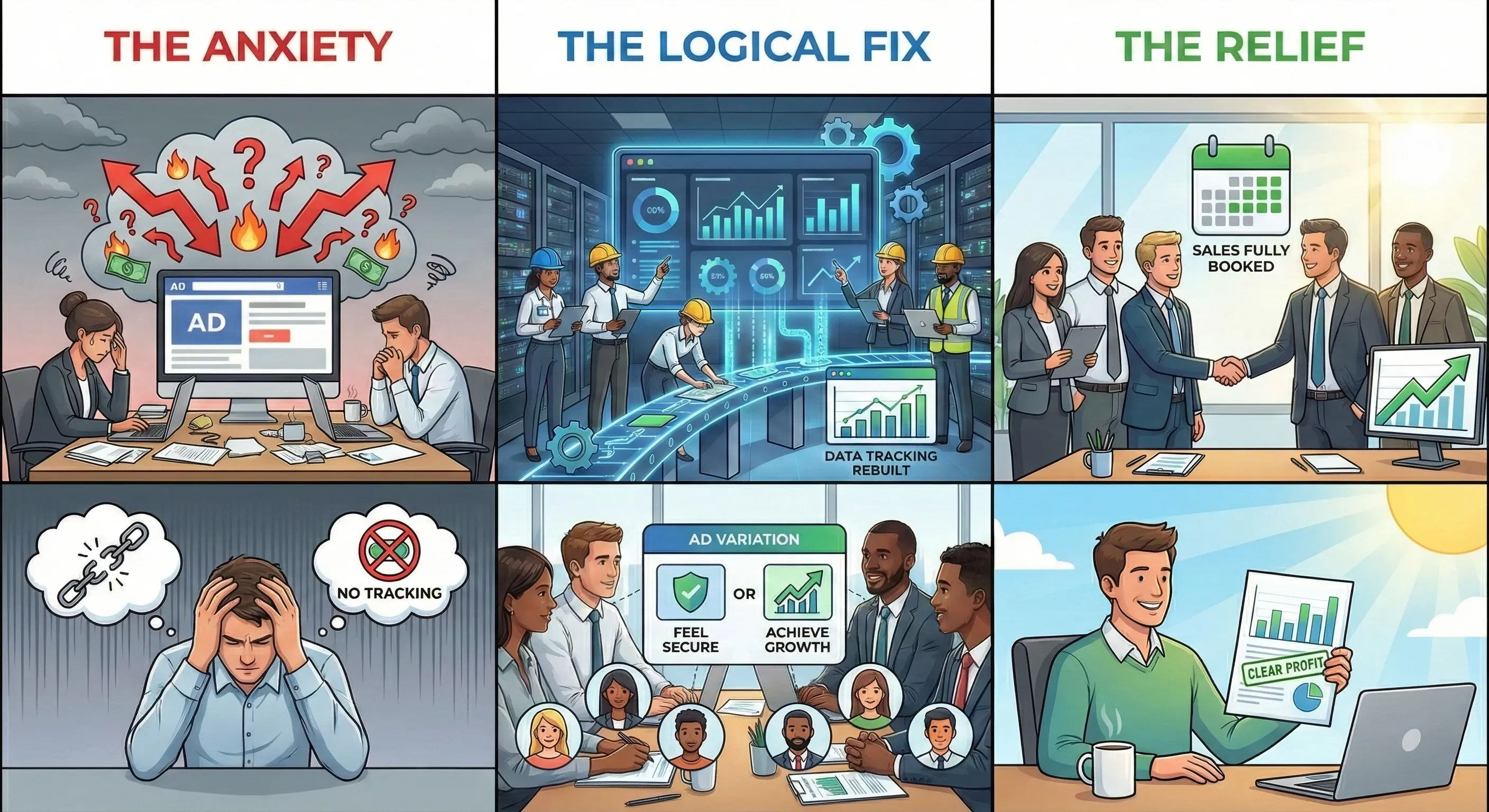 Financial Consultant Analyzing Performance Dashboard